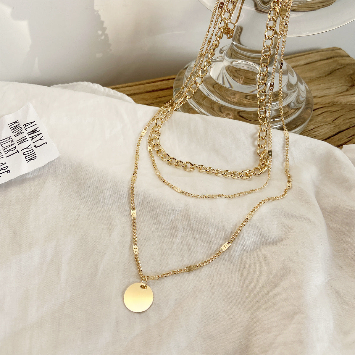 Women's Multilayer Necklace Fashion Chains Personality Jewelry