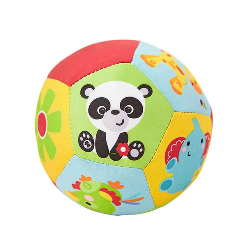 Soothe Baby Balls Rattle Comforter Toy Soft Hand Grasp Ball Educational Sensory Toys Activity Baby Crawling Toys 0 6 12 Months
