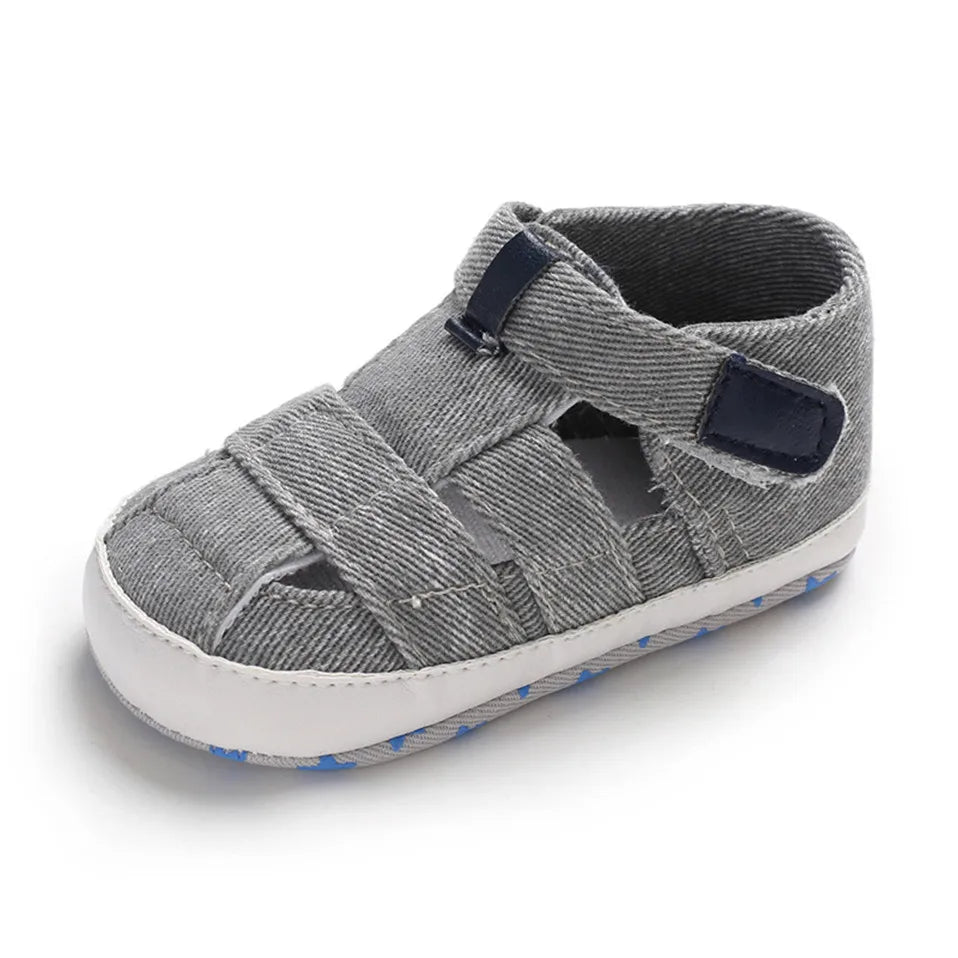 Baby Canvas Sandal For Baby Boys Girls Spring Summer Soft Bottom Anti-Slip Pre-Walker 2025 New First Walker Infant Toddler