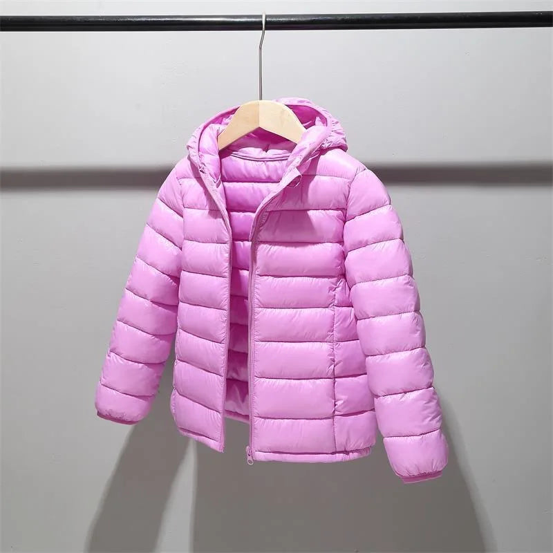 Autumn Winter Kids Down Jackets For Girls Children Clothes Warm Down Coats For Boys Toddler Girls Outerwear Children Clothes