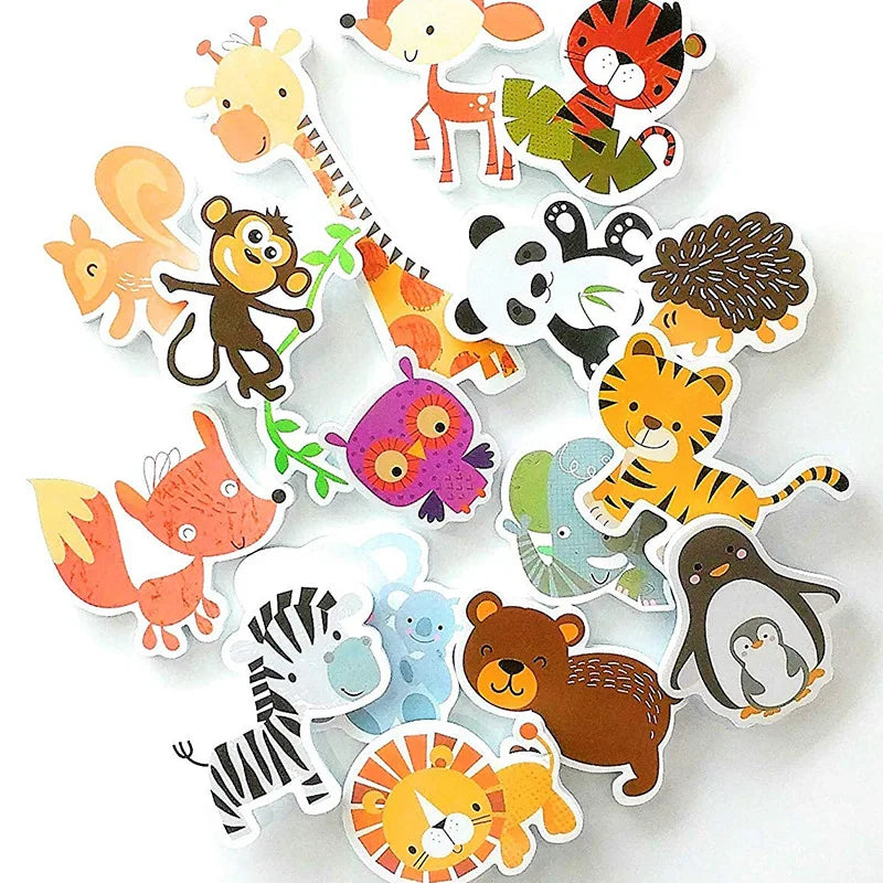 Baby Toy Animal Bath Toys for Kids Soft EVA Paste Bathroom Toys Animal Cognitive Floating Water Toys for Boys Girls 2 to 4 Years