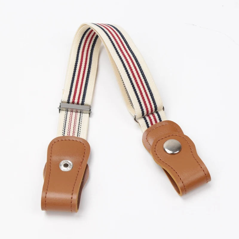 Canvas Children Elastic Belt Pants for Girls Boys Anti Deduction Belt Baby Nursery Essential 16 Colour Kid's Jeans Belt