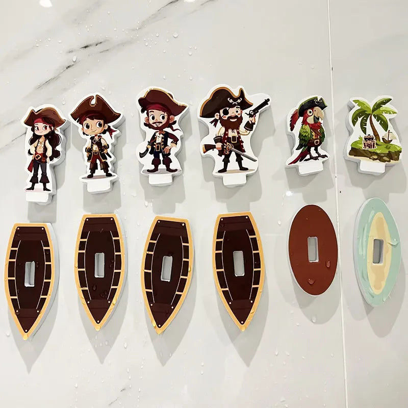 Baby Toy Animal Bath Toys for Kids Soft EVA Paste Bathroom Toys Animal Cognitive Floating Water Toys for Boys Girls 2 to 4 Years