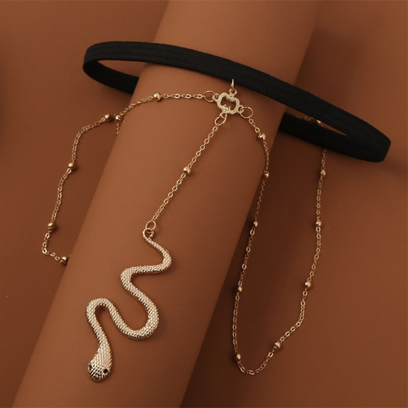 Thigh Chain For Women Big Snake Pendants Leg Chain Body Jewelry Beach Style Gift